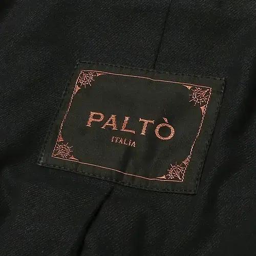 팔토 [Palto] 이탈리아 패브릭 럭셔리 블랙 체크 싱글 코트 이태리 6