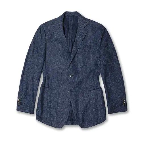라르디니 [Lardini] 네이비 텍스처드 부클 이태리 스포츠 자켓 2