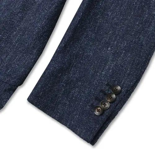 라르디니 [Lardini] 네이비 텍스처드 부클 이태리 스포츠 자켓 4