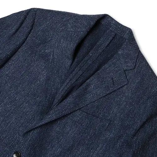 라르디니 [Lardini] 네이비 텍스처드 부클 이태리 스포츠 자켓 3