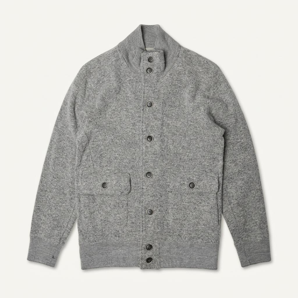 링자켓 [E'lento Ring Jacket] 라이트그레이 울 A1 자켓 1