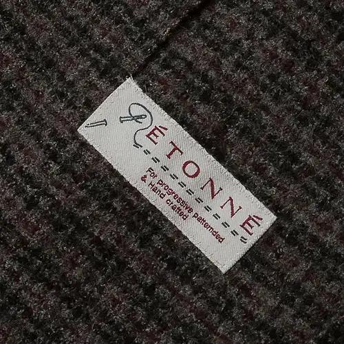 에토네 [Etonne] 레오마스터 헤어리 울 체크 댄디 자켓 8