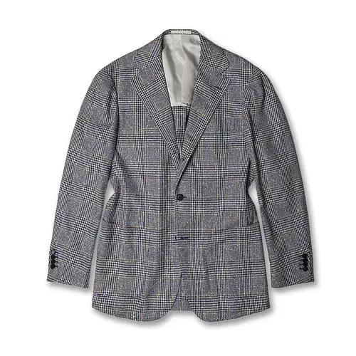 링자켓 [Ring Jacket] 로로피아나 트위드 체크 블랙 라벨 자켓 2