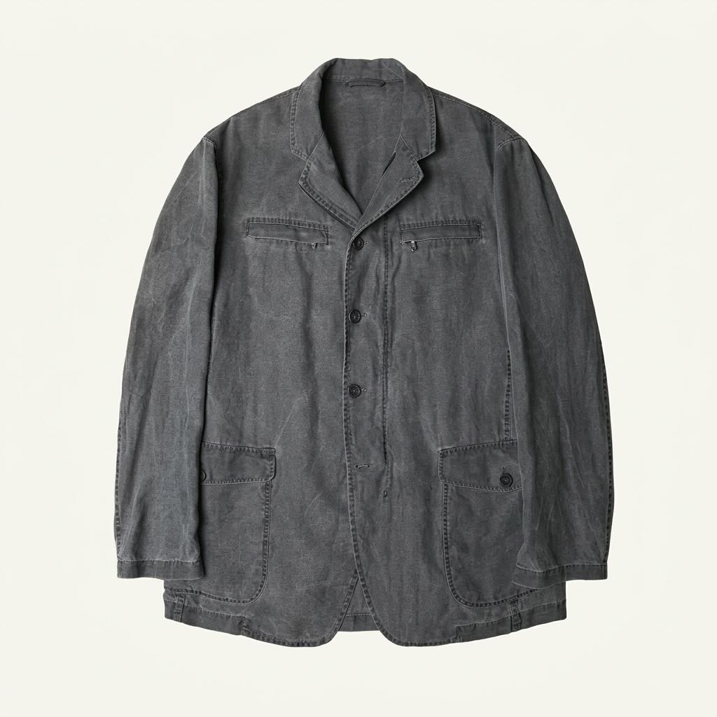 라르디니 [Lardini] 피그먼트 워싱 이탈리아 빅 자켓 필드자켓 1