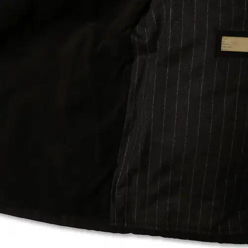 꼬르넬리아니 [Corneliani] 다크 브라운 스웨이드 퀼팅 하프 코트 8