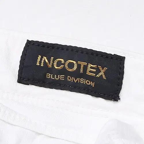 인코텍스 [Incotex] 34 블루 디비전 화이트 테이퍼드 핏 팬츠 10