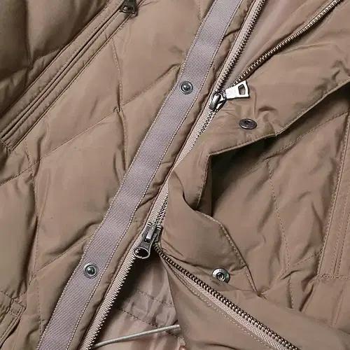 에디피스 [Edifice] 베이지 클래식 퀼팅 다운 패딩 일본 프렌치 4