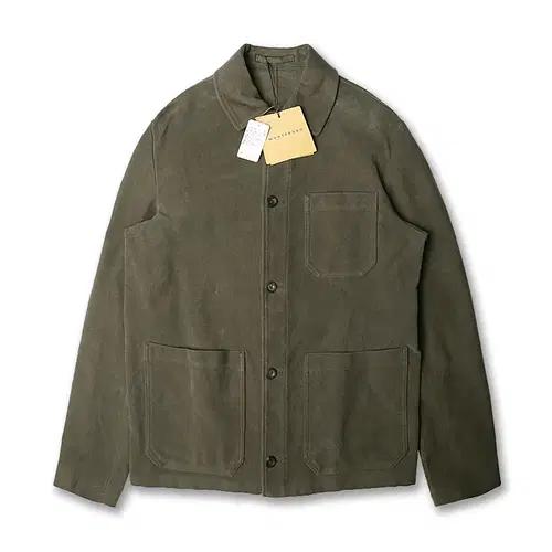 54 몬테도로 [Montedoro] 카키 몰스킨 이태리 커버올 자켓 2