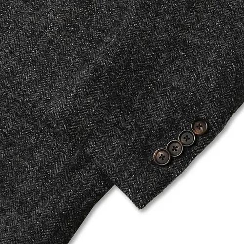 라르디니 [Lardini] 95 그레이 헤링본 이탈리아 더블 코트 이태리 4