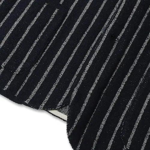 라르디니 [Lardini] 네이비 스트라이프 코튼 나일론 니트 자켓 4
