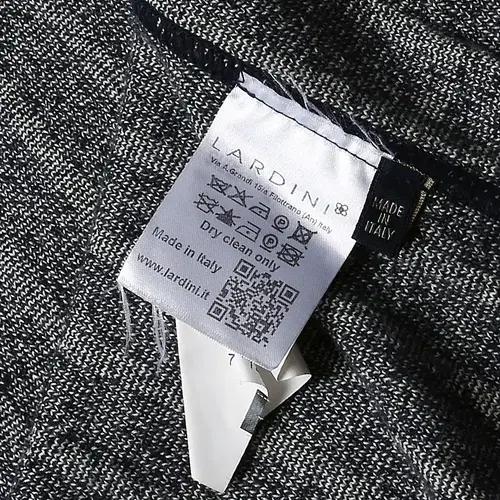 라르디니 [Lardini] 네이비 스트라이프 코튼 나일론 니트 자켓 7
