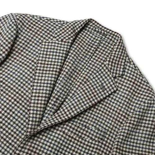 라르디니 [Lardini] 아이보리 멀티 체크 이태리 클래식 캐주얼 자켓 3