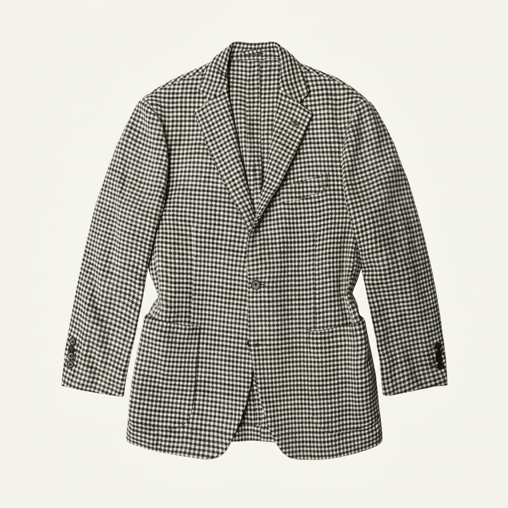 라르디니 [Lardini] 아이보리 멀티 체크 이태리 클래식 캐주얼 자켓 1