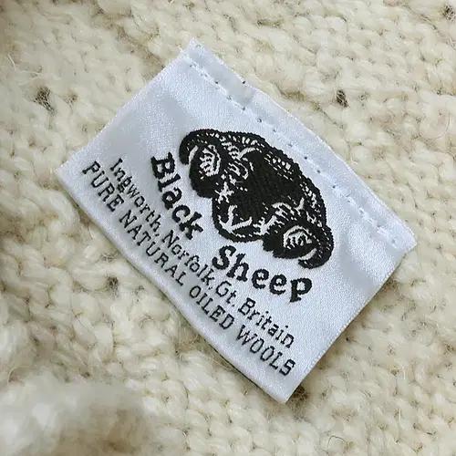블랙쉽 [Black Sheep] 영국 아이보리 오일드 울 꽈베기 니트후드 7