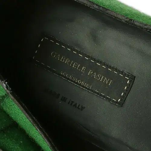 가브리엘 파시니 [Gabriele Pasini] 그린 체크 엠블럼 로퍼 9