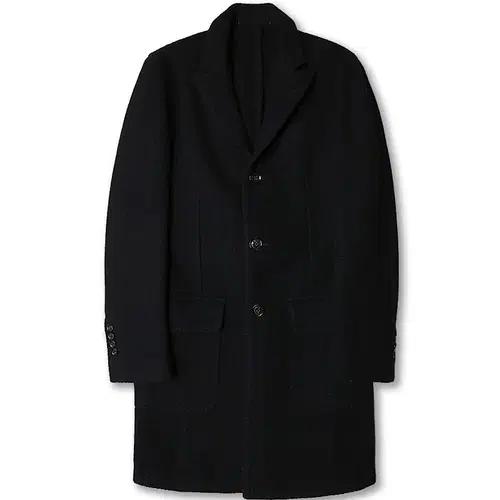 몬테도로 [Montedoro] 다크 네이비 울 나일론 트위드 탑 코트 2