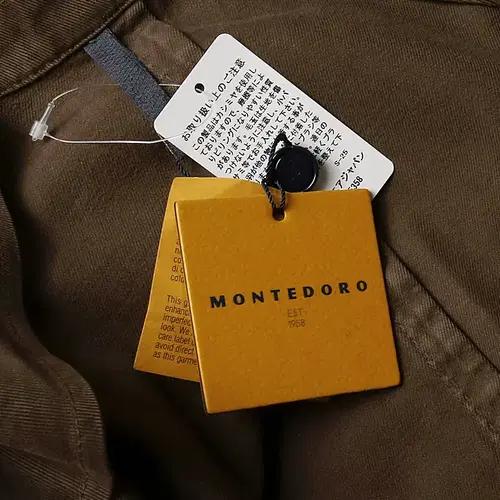 48 몬테도로 [Montedoro] 코코아 브라운 코튼 캐시미어 트윌자켓 8