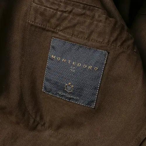 48 몬테도로 [Montedoro] 코코아 브라운 코튼 캐시미어 트윌자켓 7