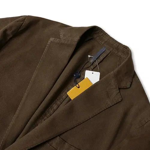 48 몬테도로 [Montedoro] 코코아 브라운 코튼 캐시미어 트윌자켓 3