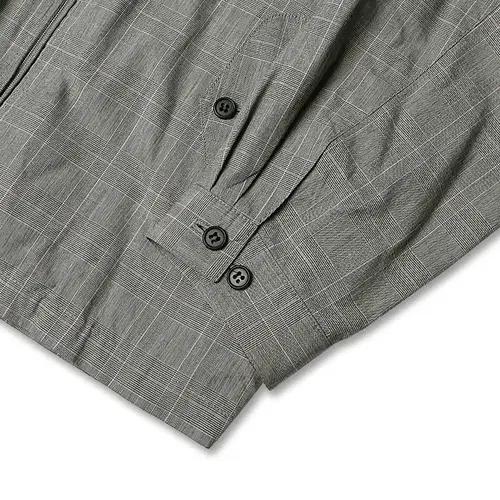 바라쿠타 [Baracuta] 그레이 체크 블루 라인 G1 블루종 자켓 6