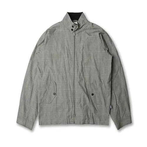 바라쿠타 [Baracuta] 그레이 체크 블루 라인 G1 블루종 자켓 2