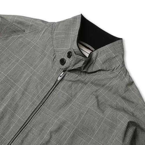 바라쿠타 [Baracuta] 그레이 체크 블루 라인 G1 블루종 자켓 3