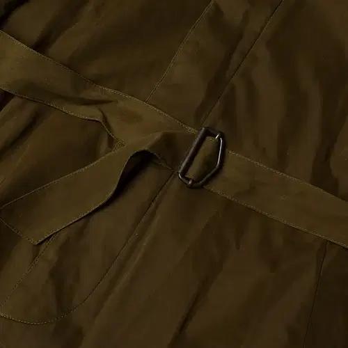 몬테도로 [Montedoro] 레인웨어 카키 레글런 벨티드 롱코트 5