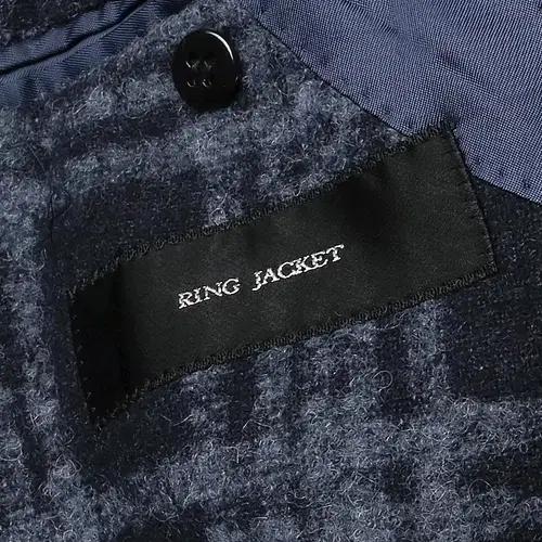 링자켓 [Ring Jacket] 네이비 울 알파카 헤어리 소프트 자켓 7