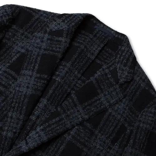 링자켓 [Ring Jacket] 네이비 울 알파카 헤어리 소프트 자켓 3