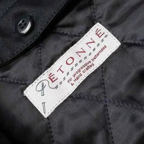 에토네 [Etonne] 다크 네이비 코튼 재패니즈 트렌치 코트 클래식 6