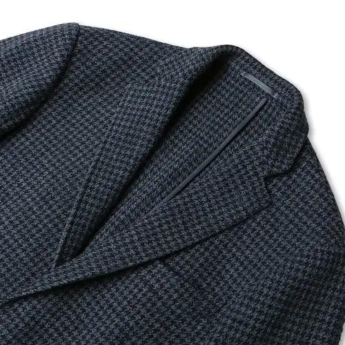 힐튼 [Hilton] 네이비 하운드투스 체크 울 스포츠 자켓 By 링자켓 3