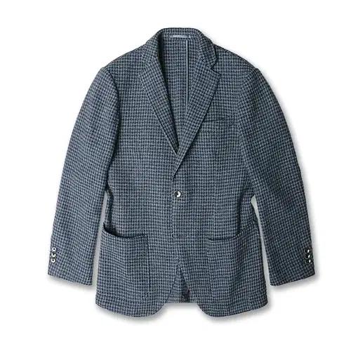 힐튼 [Hilton] 네이비 하운드투스 체크 울 스포츠 자켓 By 링자켓 2