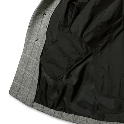 유나이티드 애로우즈 [United Arrows] 히든 버튼 체크 코트 7