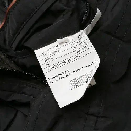 꼬르넬리아니 [Corneliani] 블랙 트렌디 후드 패딩 코트 10