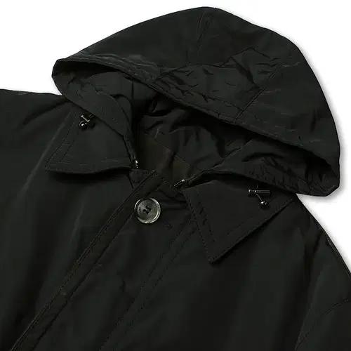 꼬르넬리아니 [Corneliani] 블랙 트렌디 후드 패딩 코트 3