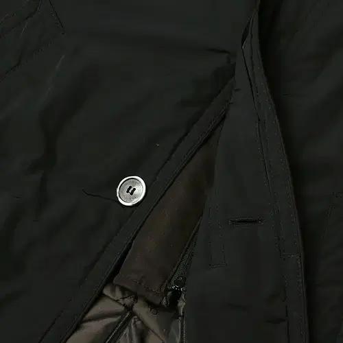 꼬르넬리아니 [Corneliani] 블랙 트렌디 후드 패딩 코트 4