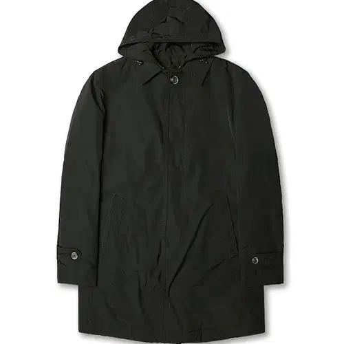 꼬르넬리아니 [Corneliani] 블랙 트렌디 후드 패딩 코트 2