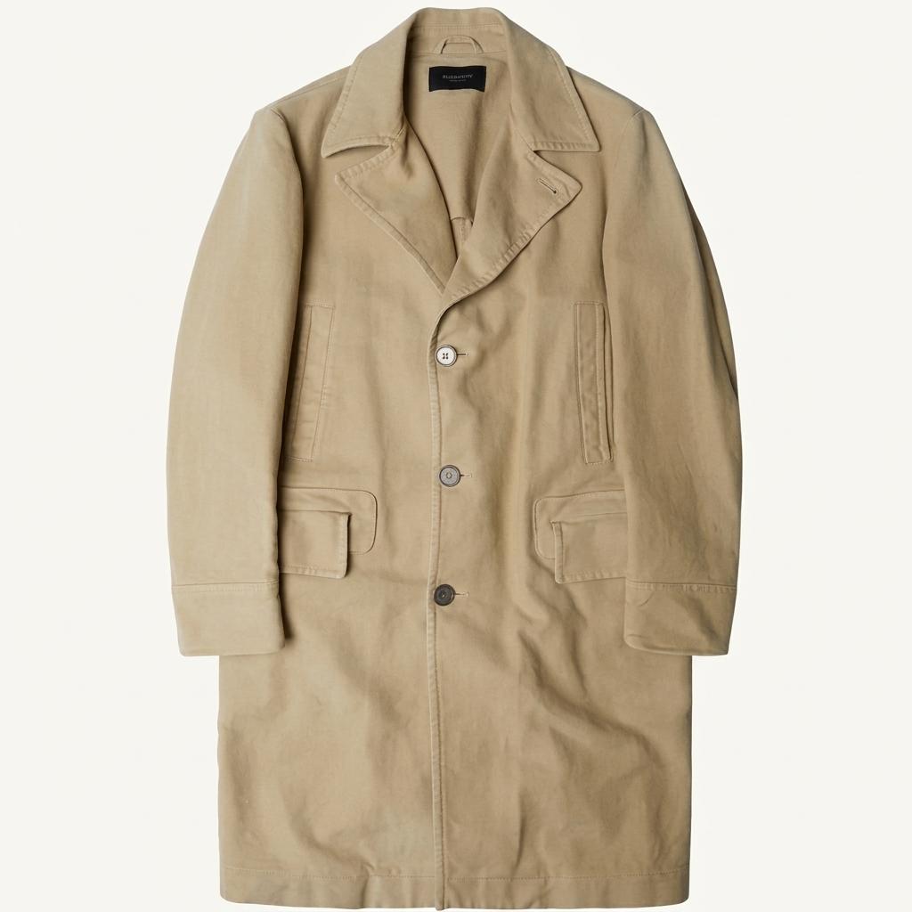 버버리 [BurBerry] 바움울레 코튼 몰스킨 빈티지 코트 1
