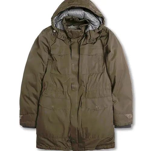마시모두띠 [Massimo Dutti] 다크 카키 방수 클래식 롱 패딩 2