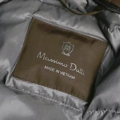 마시모두띠 [Massimo Dutti] 다크 카키 방수 클래식 롱 패딩 7