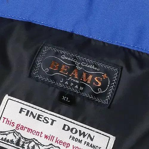 빔즈 플러스 [Beams +] 블루 피네스트 다운 필드 패딩 자켓 일본 6