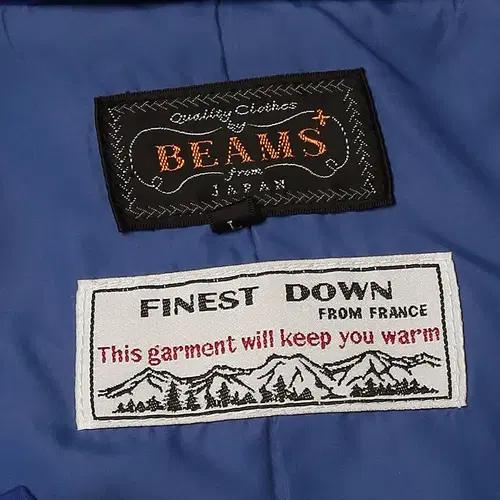 빔즈 플러스 [Beams +] 피네스트 다운 블루 패딩 코트 7