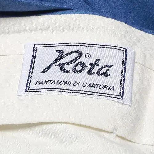 로타 [Rota] 울 캐시미어 블루 이탈리아 트라우저 이태리 사르토리아 7