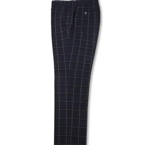 에디피스 [Edifice] 네이비 체크 S/S 클래식 스트링 팬츠 3