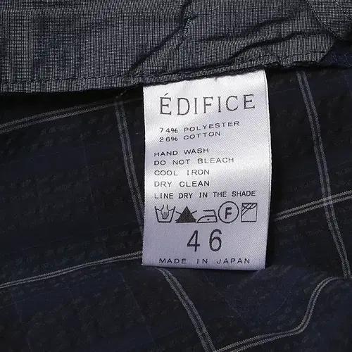 에디피스 [Edifice] 네이비 체크 S/S 클래식 스트링 팬츠 8