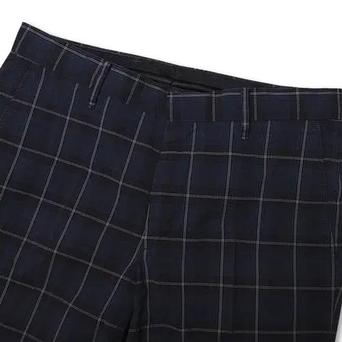 에디피스 [Edifice] 네이비 체크 S/S 클래식 스트링 팬츠 4