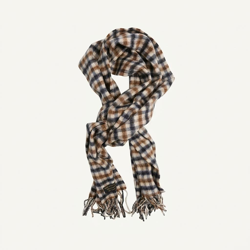 아쿠아스큐텀 [Aquascutum] 캐시미어 머플러 브리티안 메이드 1