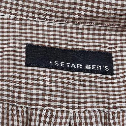 이세탄 맨즈 [Isetan Men's] 브라운 체크 버튼다운 셔츠 5