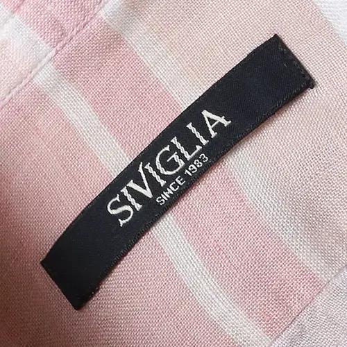 시빌리아 [Siviglia] 린넨 체크 이태리 셔츠 Since 1983 5