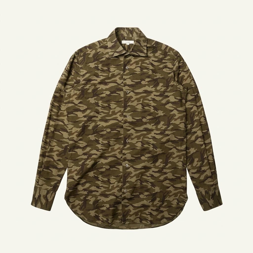 링자켓 [Ring Jacket] 카모플라쥬 클래식 캐주얼 셔츠 1